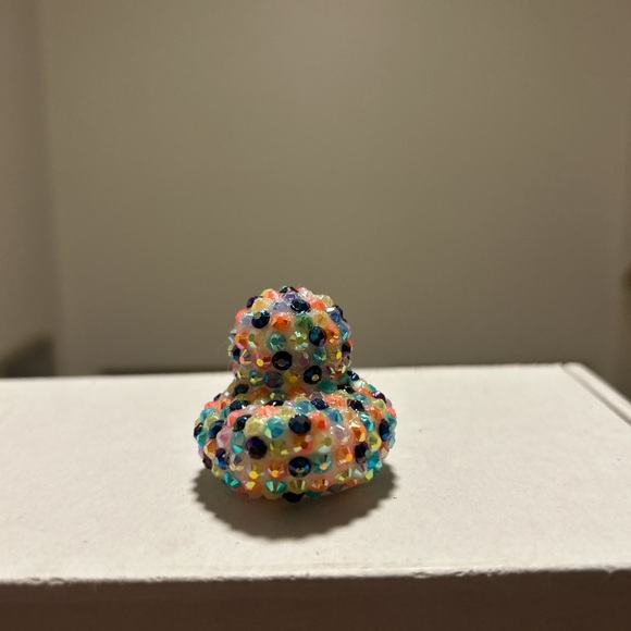 Multicolor Rhinestone Rubber Duck - Picture 3 of 4